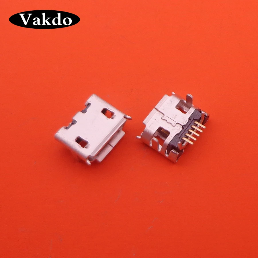 100pcs/lot micro mini USB Charging Port Dock plug jack socket Connector