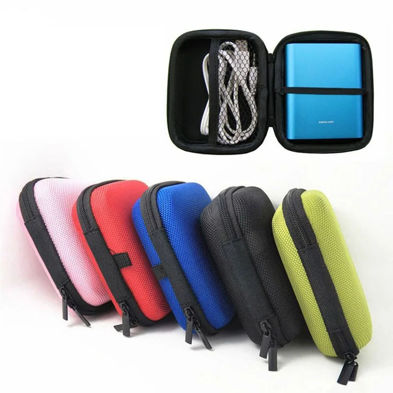 

Earphone Storage Bag Carrying Case for Earphone Case Power Bank MP3 MP4 Pouches