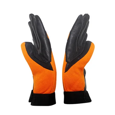 

Sheepskin half leather gloves riding locomotive fitness climbing motorcycle daily sports driving gloves