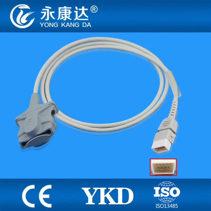 

Free shipping for Reusabe1M BCI 9pin Adult Soft Tip Spo2 Probe Sensor