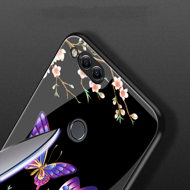 GKK чехол с рисунком для Huawei Honor 7x задняя панель из мягкого ТПУ защитой от воды и