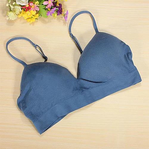 Sport Bras Breathable Quick Dry Cotton Sexy Sports Athletic Yoga Crop Bra Top Wire Free Women's Seamless Bra