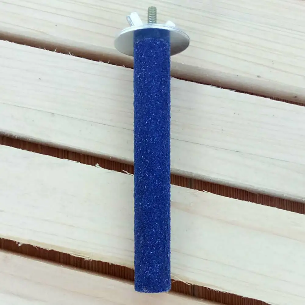 Mayitr Parrot Cage Decoration Pumice Stone Perch Nail trimmer Budgie Canary Finch Cockatiel Parakeet 2 x 14cm