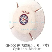 4 дюйма с разрезами по бокам среднего полировального колеса Lapidarists jewerly полировочное колесо