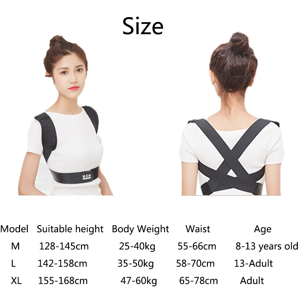 JORZILANO-Adjustable-Flexible-Posture-Corrector-Back-Support-Belt-Correction-Brace-Shoulder-Hunchback-Relief-Humpback-Band-Black (1)