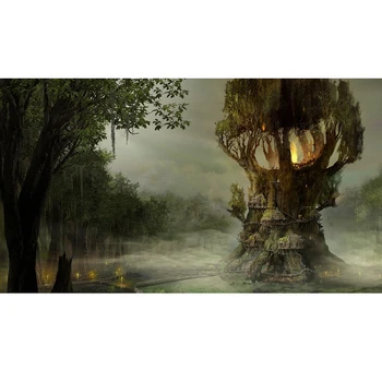 

( Treehouse ) Limited Edition 35X60CM MGT Game Playmat MGT Cards Game Playmat Can be Custom Printed