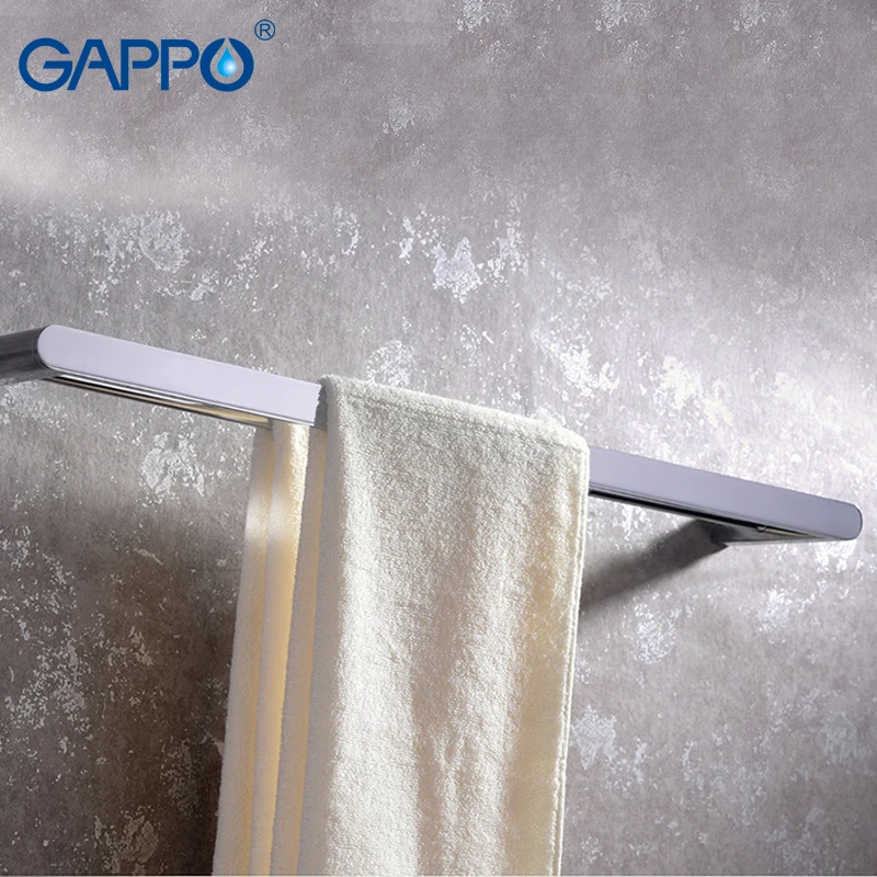 

GAPPO Towel Bars bath hardware accessories bathroom towel holders hanger rod wall mounted rack porte serviette