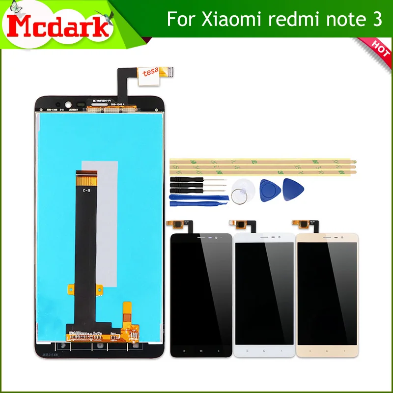 150 мм Mcdark ЖК-экран 5 ''для Xiaomi redmi note 3 Аксессуары ЖК-дисплей + сенсорный экран