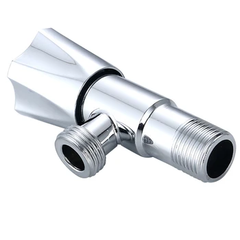 

Kitchen House Closestool/bathroom Water Heater Inlet Valve Copper Cold And Hot Water Stop Valve Toilet Triangle Valve Basin Hot