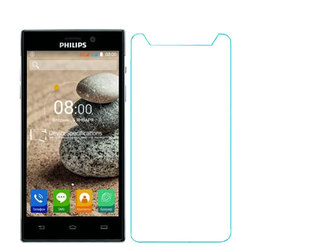 Защитная пленка для телефона Philips Xenium V787 + смартфонов из закаленного стекла |