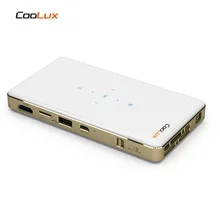 Coolux Q6 android 4.4 Built in 5000mAh Battery Mini Pocket Projectors for Smartphone/ projecteur/ proyector with Wifi Miracast
