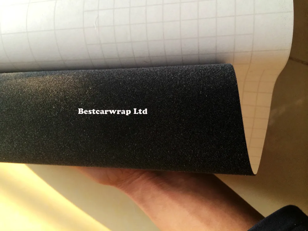 black -blue-pink Velvet Vinyl car wrap Film leather Full car warpping (6)