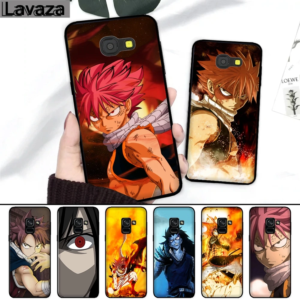 

Lavaza 195FF Fire dragon Fairy Tail Silicone Case for Samsung A3 A5 2016 2017 A6 Plus A7 A8 A9 J6 2018