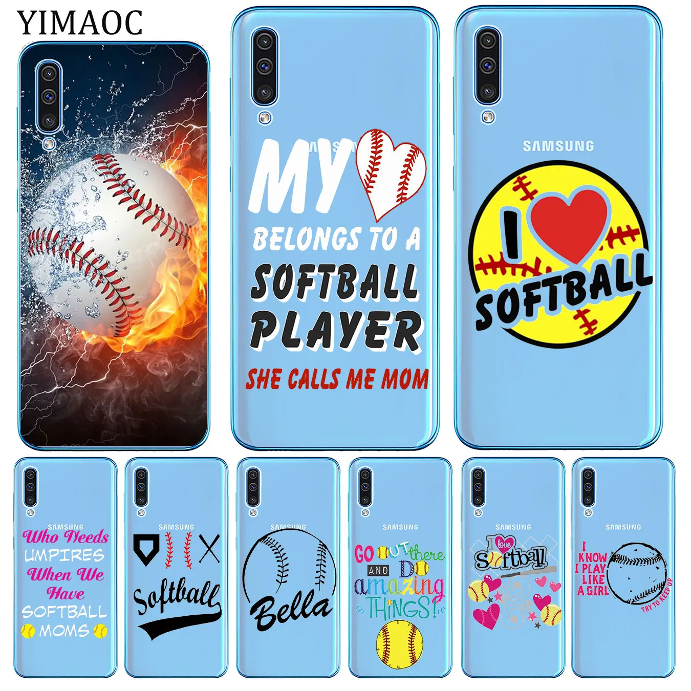 Мягкий чехол для Samsung Galaxy A70 A60 A50 A40 A30 A20 A10 M10 M20 M30 M40 A20E | Мобильные телефоны и
