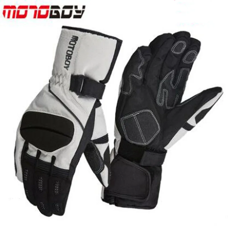

2017 New MOTOBOY Waterproof Winterproof Motorcycle Gloves Windproof Non-slip Drop Reflective Cross country Moto racing glove