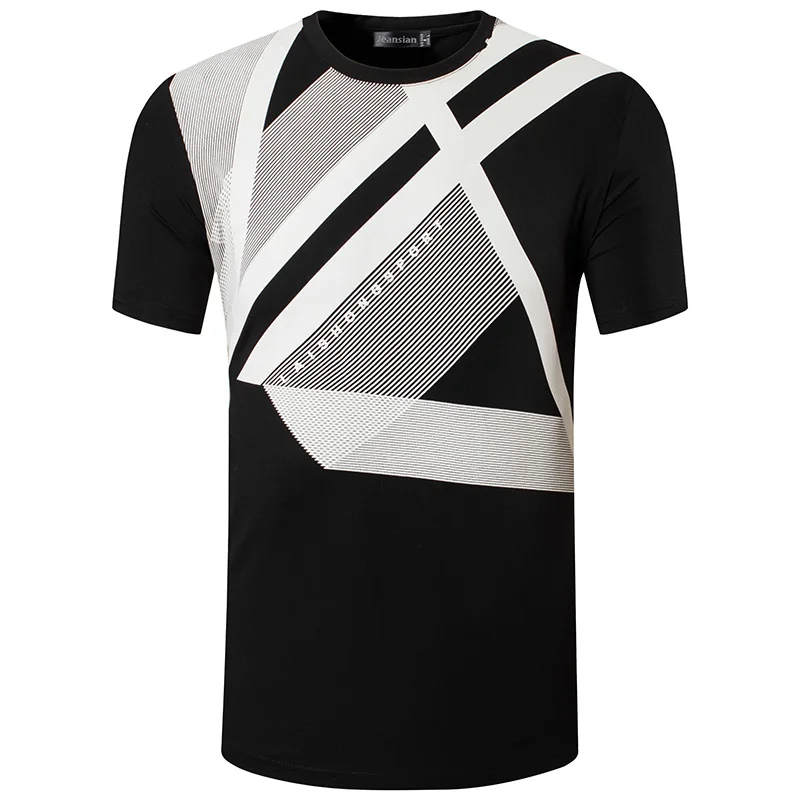 

jeansian Men's Sport Tee Shirt Tshirt T-Shirt Tops Gym Fitness Running Workout Football Short Sleeve Dry Fit LSL228 Black