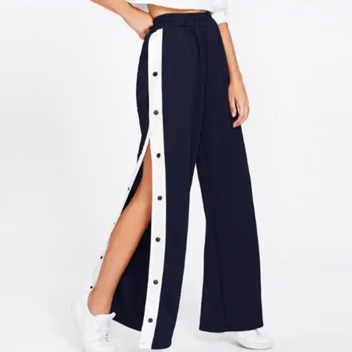 Sweatpants with buttons on the side Clearance