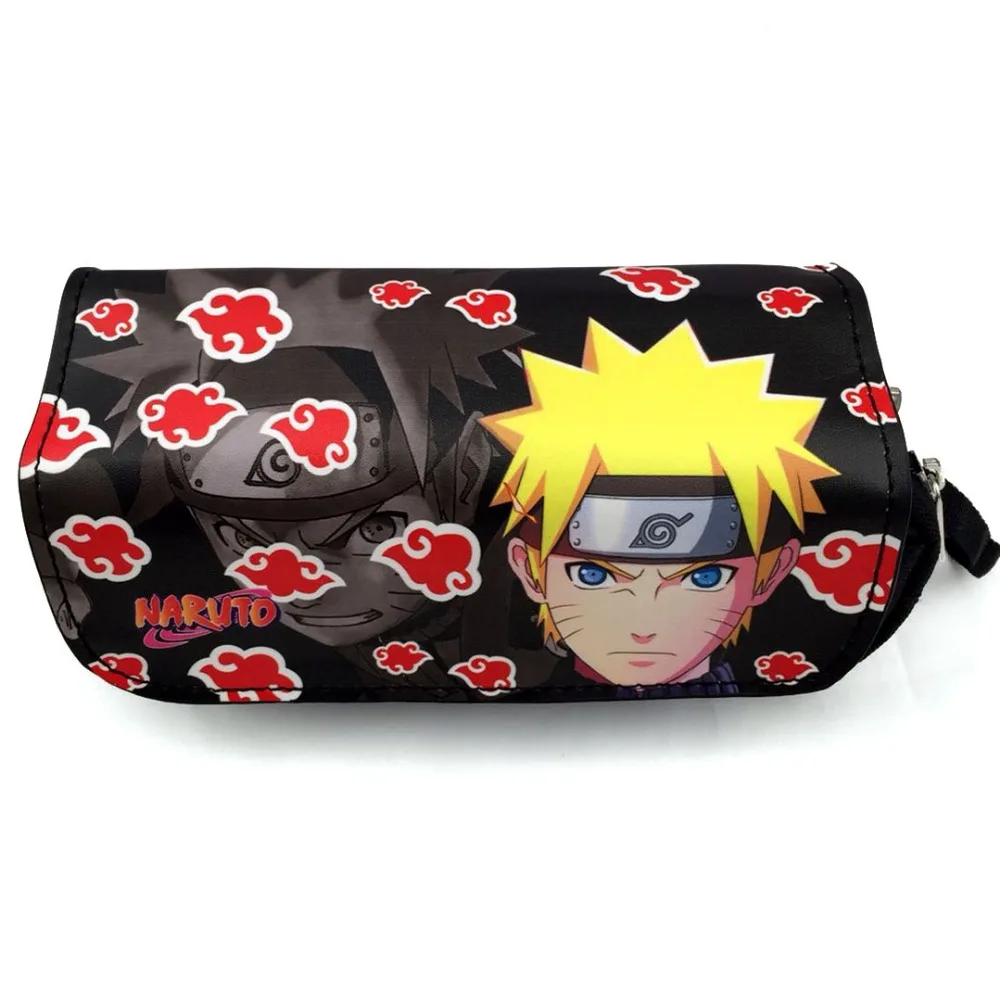 Чехол карандаш NARUTO сумка для косплея аниме школьный чехол макияжа