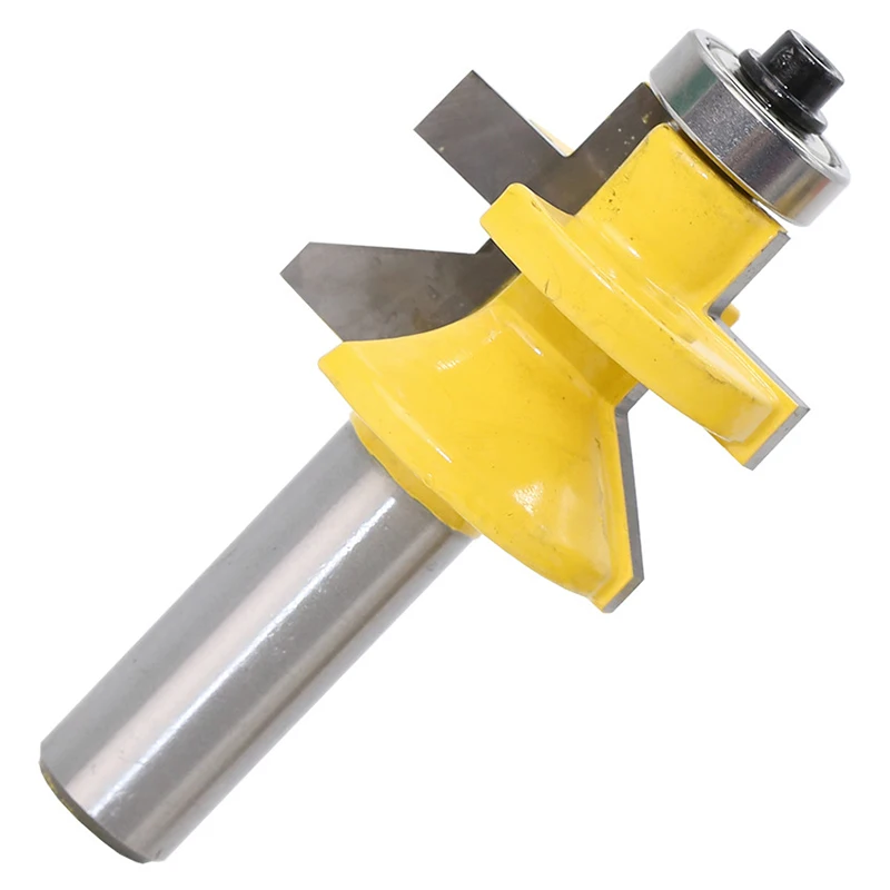 

2pcs 1/2 Inch Shank Wood Cutter Matched Tongue Groove V- Notch Router Bit Set For Woodworking _WK