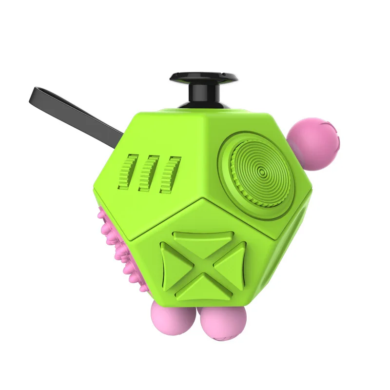 

2018 New Mini Fidget 2.0 Cube Spinner Magic Puzzles Cubes Plastic Toys For Autism ADHD Gift Anti Stress Anxiety Reliever SL05A