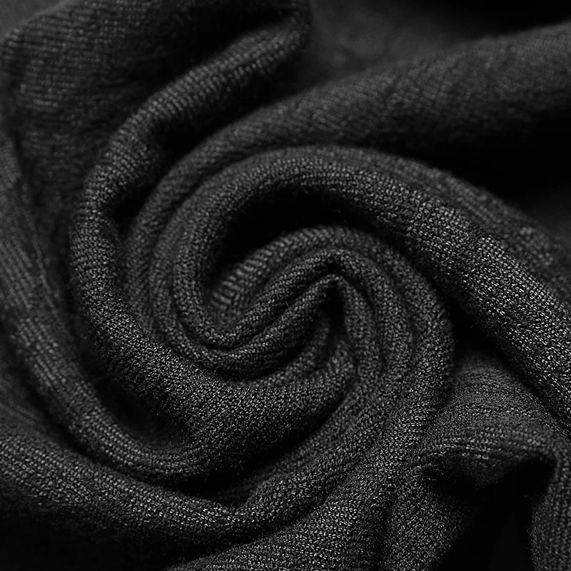 Готический рисунок узор Кнопки украшения Для мужчин черные брюки Повседневное военные высокое качество простой вечерний комбинезон в