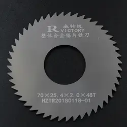 2 шт. Диаметр 70 мм режущие диски Вольфрам Сталь резки металла пильные диски режущего инструмента Высокое качество