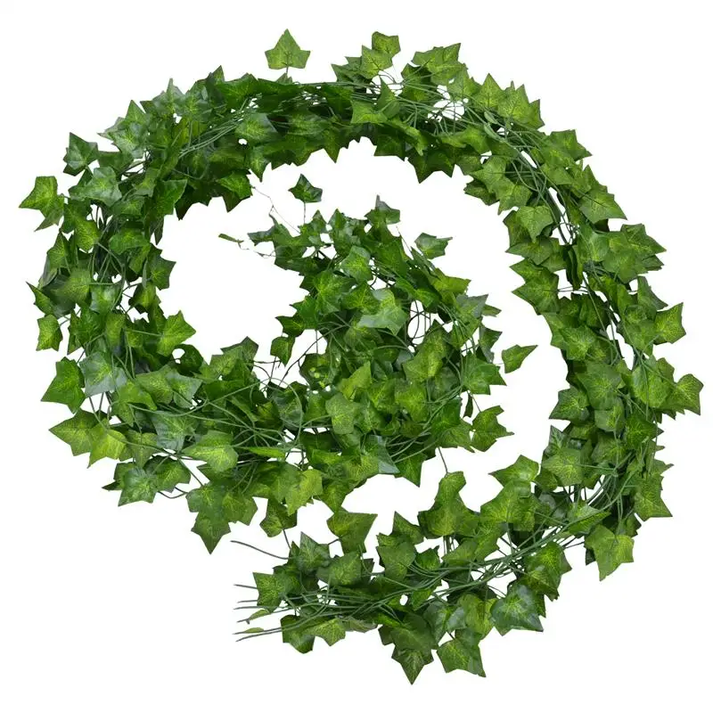 

24 Branch/Set Artificial Ivy Silk Fake Hanging Vine Plant Leaves Home Party Decor Garland For Wall Decor