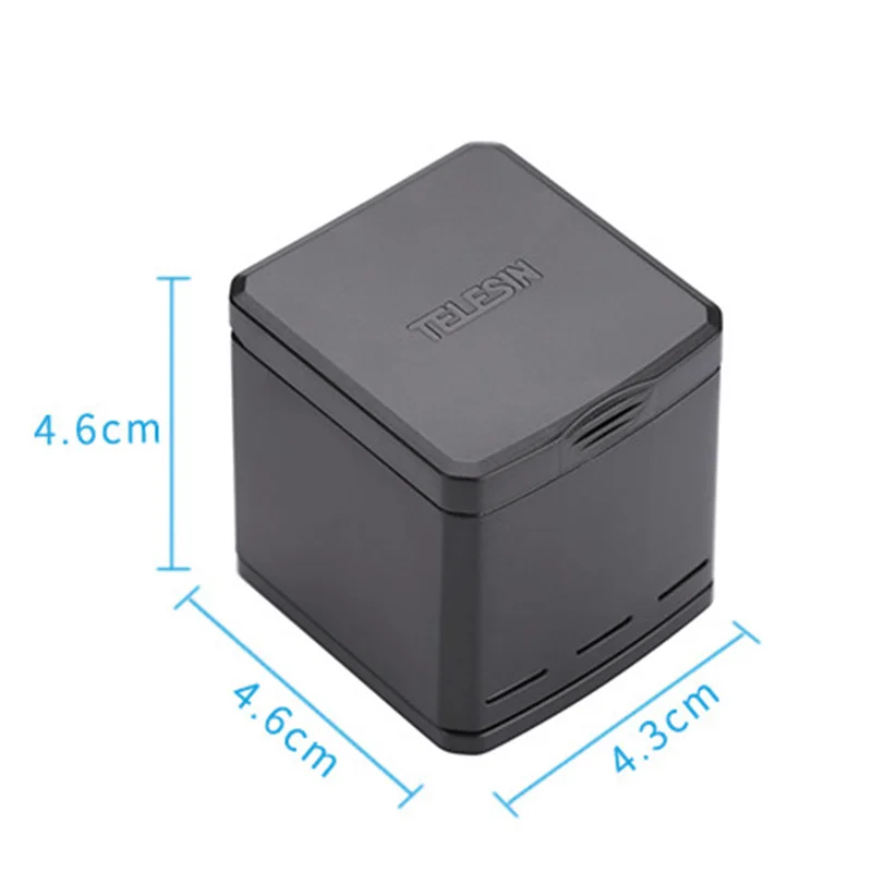 

3 Slots USB Battery Charger Storage Charging Box+ 2pcs Battery for GoPro Hero 6/5 Battery WIF66