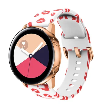 

Samsung Galaxy Watch Printed Silicone Belt Watch Strap