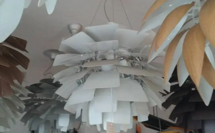 Дубовая люстра в форме шишки кухня столовая Ресторан итальянский дизайн Современные Люстры Dia38cm 48 см подвесная Подвесная лампа