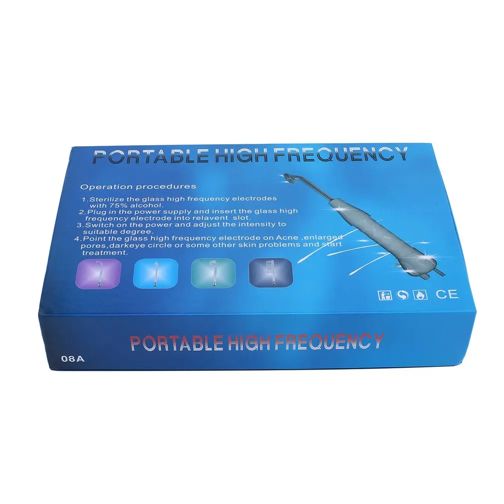 Eletrodo portátil de alta frequência mancha acne
