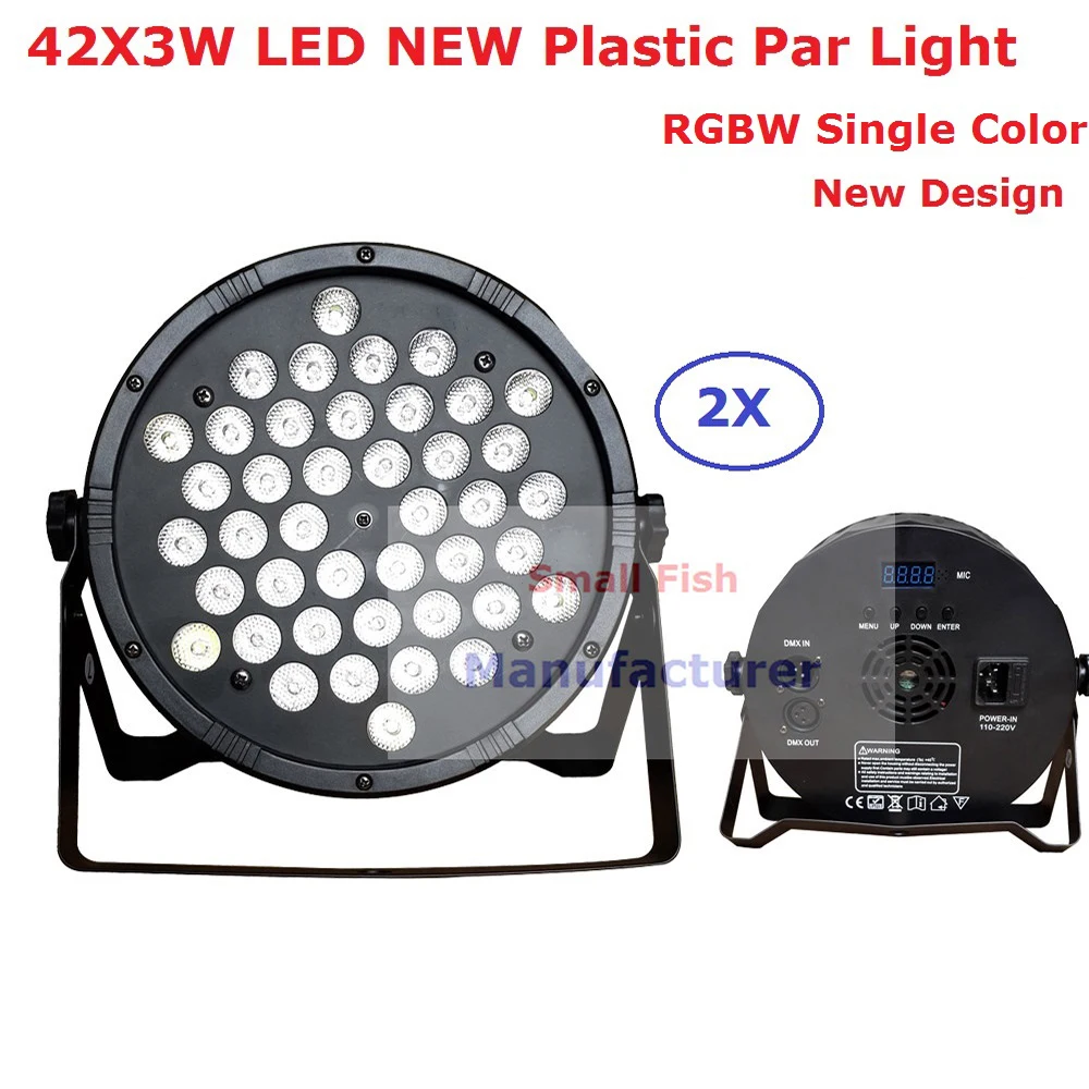 

2Pcs/Lot Eyourlife 42X3W Led Stage Par Light High Power LED Par Cans Strobe Effect DMX512 DJ Disco Equipment Fast Shipping