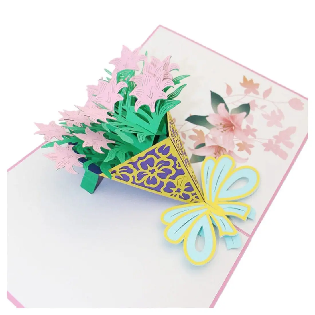 

3D Pop Up Cards Valentine Birthday Anniversary gift Greeting Cards postcard (#D)