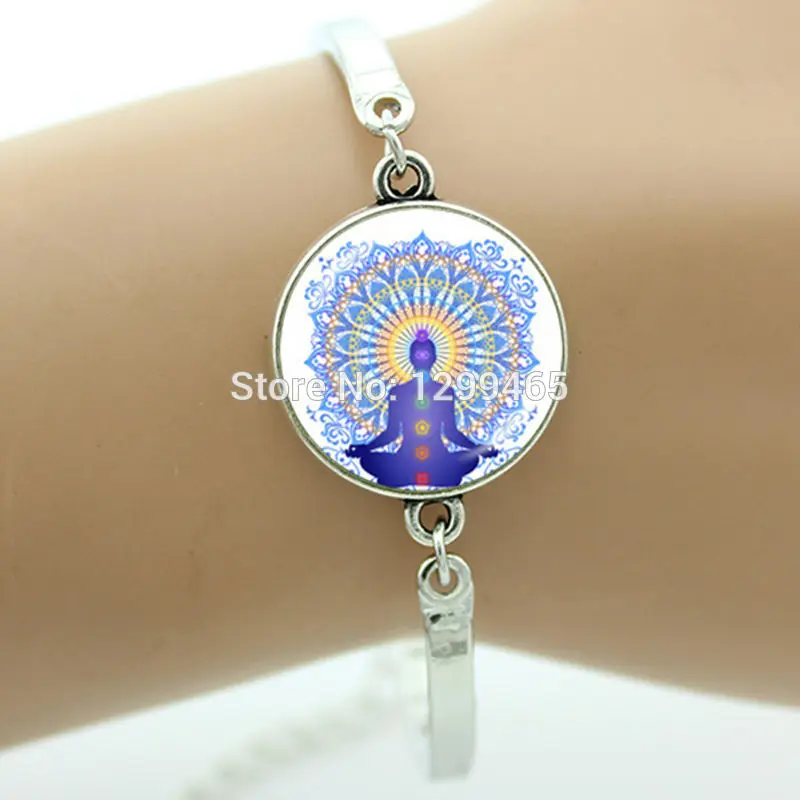 Fashion designer Latest Buddhism Mandala Jewelry eye jewelry flower bracelet Wholesale Charms ...