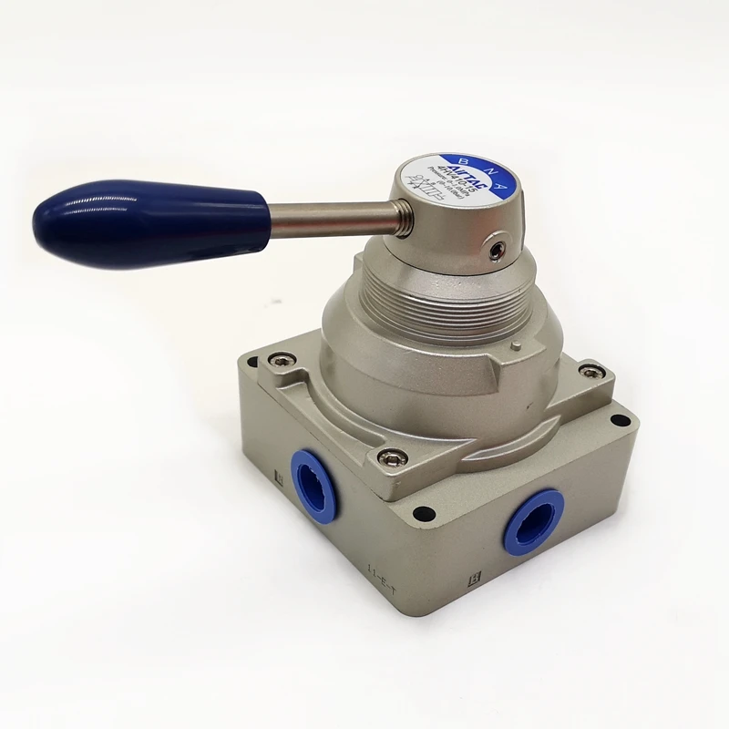 Airtac Hand Level Valve 4hv41015 4/3 Way Hand Control Valve 1/2'' Port