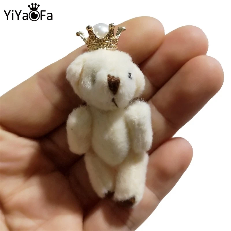 Милая брошь YiYaoFa в виде медведя для девочек булавка корсажа с пряжкой ручной
