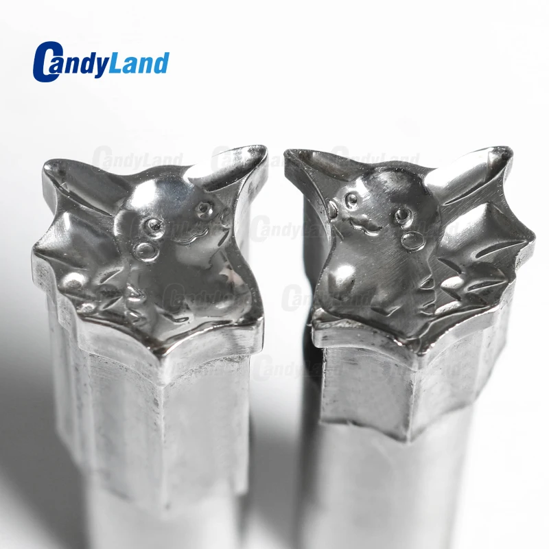 

CandyLand P Milk Tablet Die 3D Punch Press Mold Candy Punching Die Custom Logo Calcium Tablet Punch Die For TDP1.5 Machine