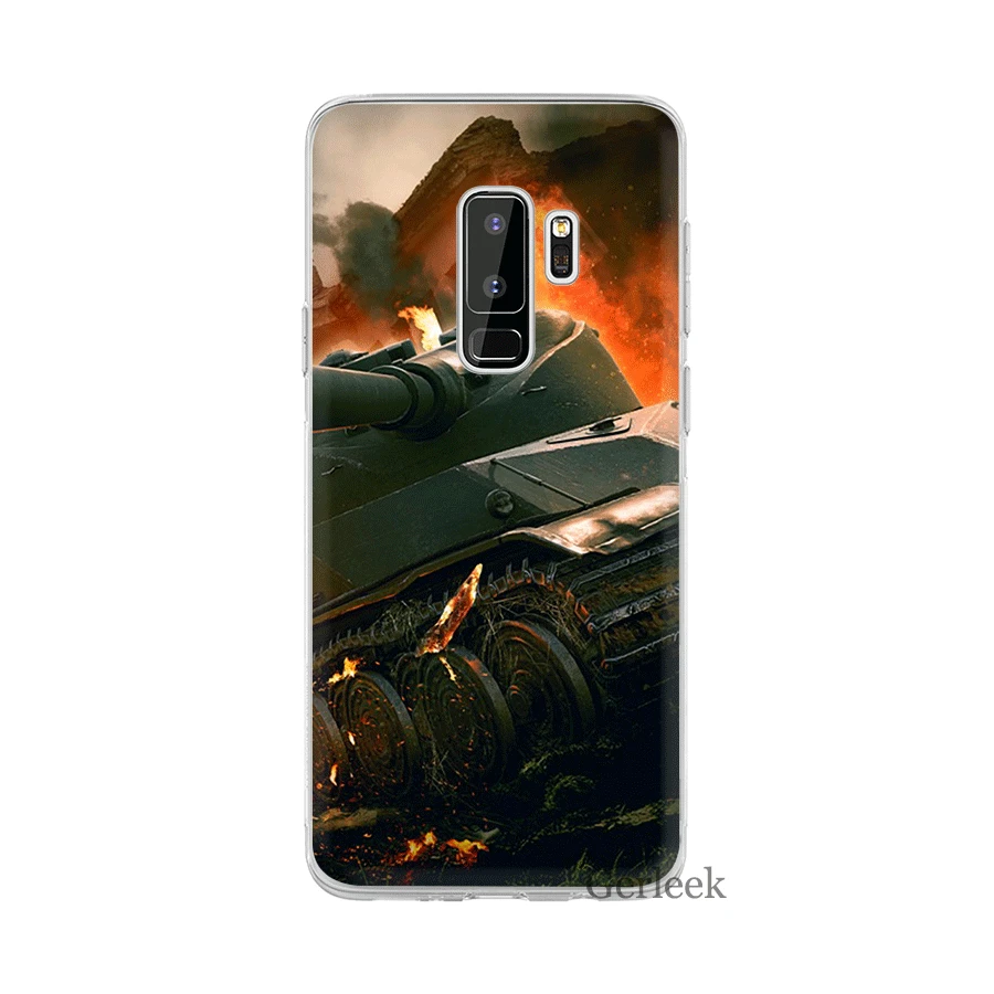 Чехол Gerleek World Of Tanks для Samsung Galaxy A3 A5 A6 A7 A8 A9 A10 A30 A40 A50 A70 защитный