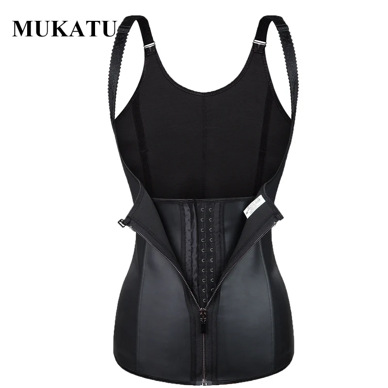 

Steel Boned Zipper Shapewear Fajas Latex Waist Trainer Vest Slimming Body Shaper Corset Waist Cincher Push Up Waist Shaper