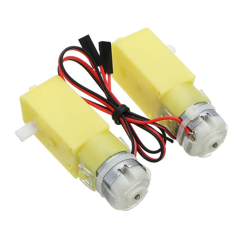 

One Pair of 5V 200RPM TT Motor DIY Smart Robot Car Accessories High Quality