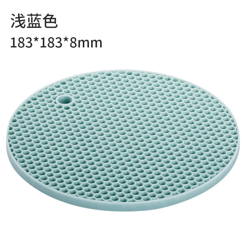 XSilicone Coaster cupдвусторонняя сотовая круглая подставка коврик теплоизолированная чаша коврик Домашний Декор Настольный экологически чистый - Цвет: Красный