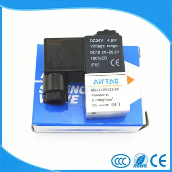 

Pneumatic Air 2 Way 2 Position 1/4"AIRTAC Solenoid Valve 2V025-08