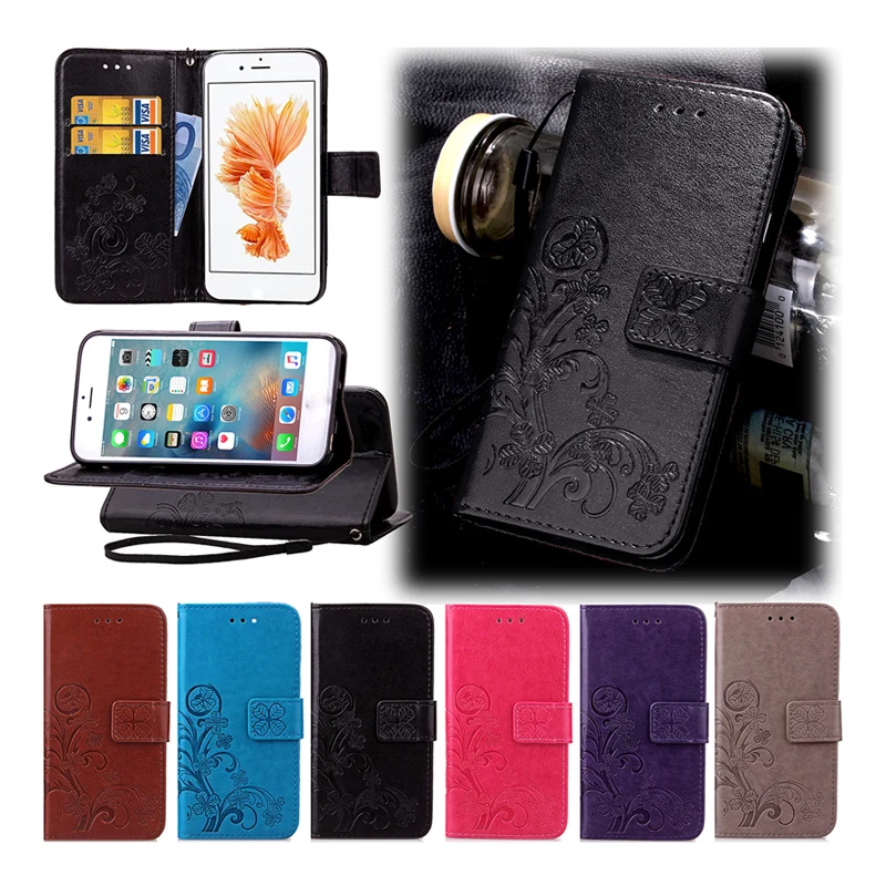 Flip Wallet PU Leather Case For HUAWEI honor 7C Back Cover Card Slot case | Мобильные телефоны и аксессуары