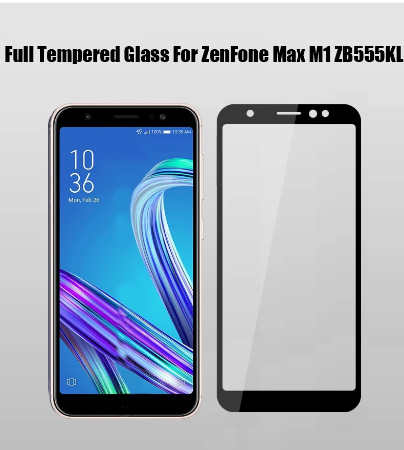 Полное стекло Для ZenFone Max M1 ZB555KL закаленное стекло для ASUS ZenFone Max M1 ZB555KL ZB555 KL ZB 555KL X00PD защита экрана
