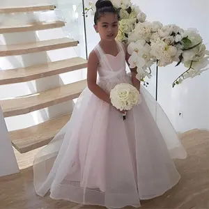 light pink dress for flower girl