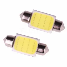 1 шт. 31 мм 36 мм 39 мм 41 мм гирлянда из початков Автомобильная Лампа 12 чипов C5W 12 В белый светодиодный светильник