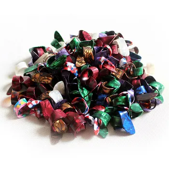 

4Pcs/Set Professional Finger Guitar Picks Celluloid Finger Thumb Guitar Pick Celluloid Thumb Pick Fingerpicks