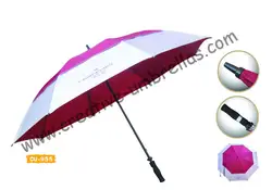 Бесплатная доставка по морю, 14 мм стекловолокна вал и ребра, Гольф зонтик, ветрозащитный, анти-Thunderbolt, 190 т полиэстер серебряное покрытие