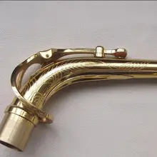 Альт для саксофона на шею золотой лак 23,5 мм