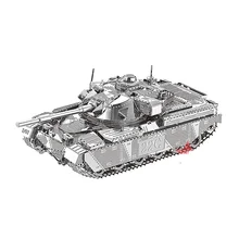 3D Metal Puzzle Chief tank MK50 Military Model DIY Laser Cut Assemble Jigsaw Toys Desktop decoration